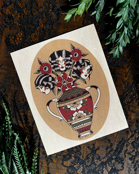 Flower Heads Print