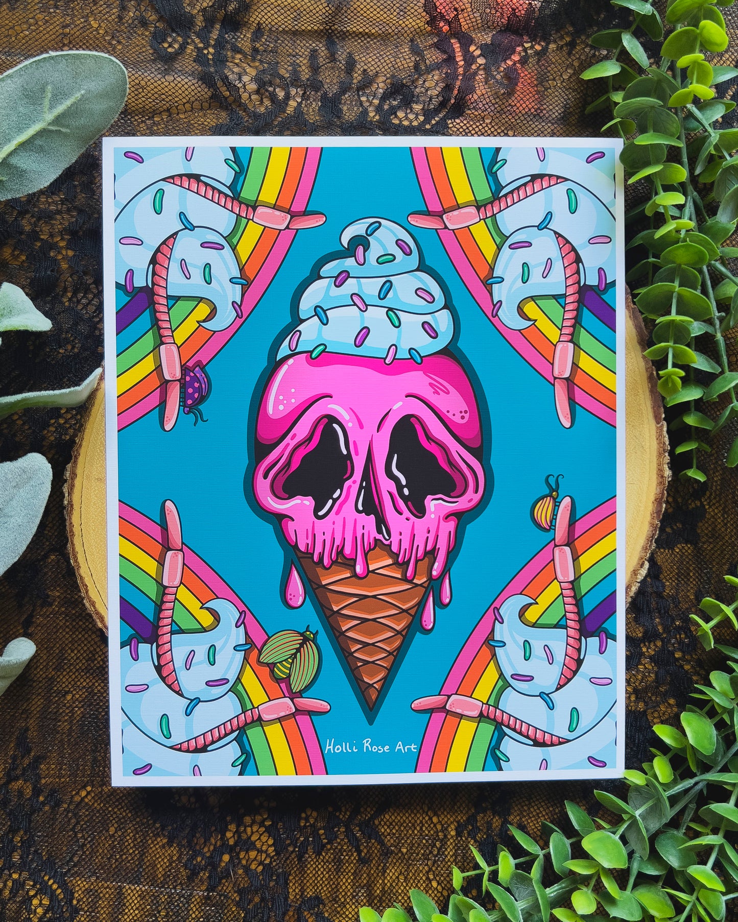 Melt Your Face Off Art Print