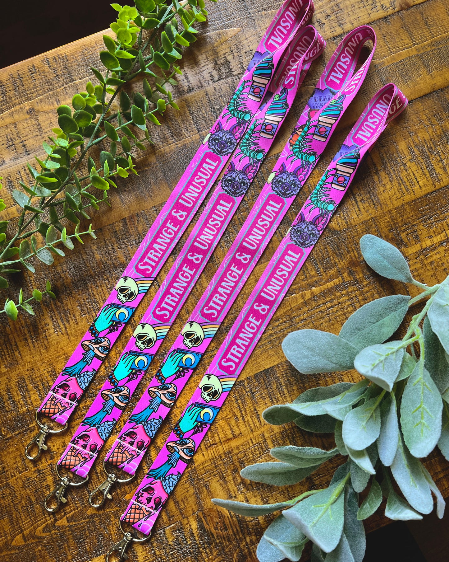 Strange and Unusual Lanyard
