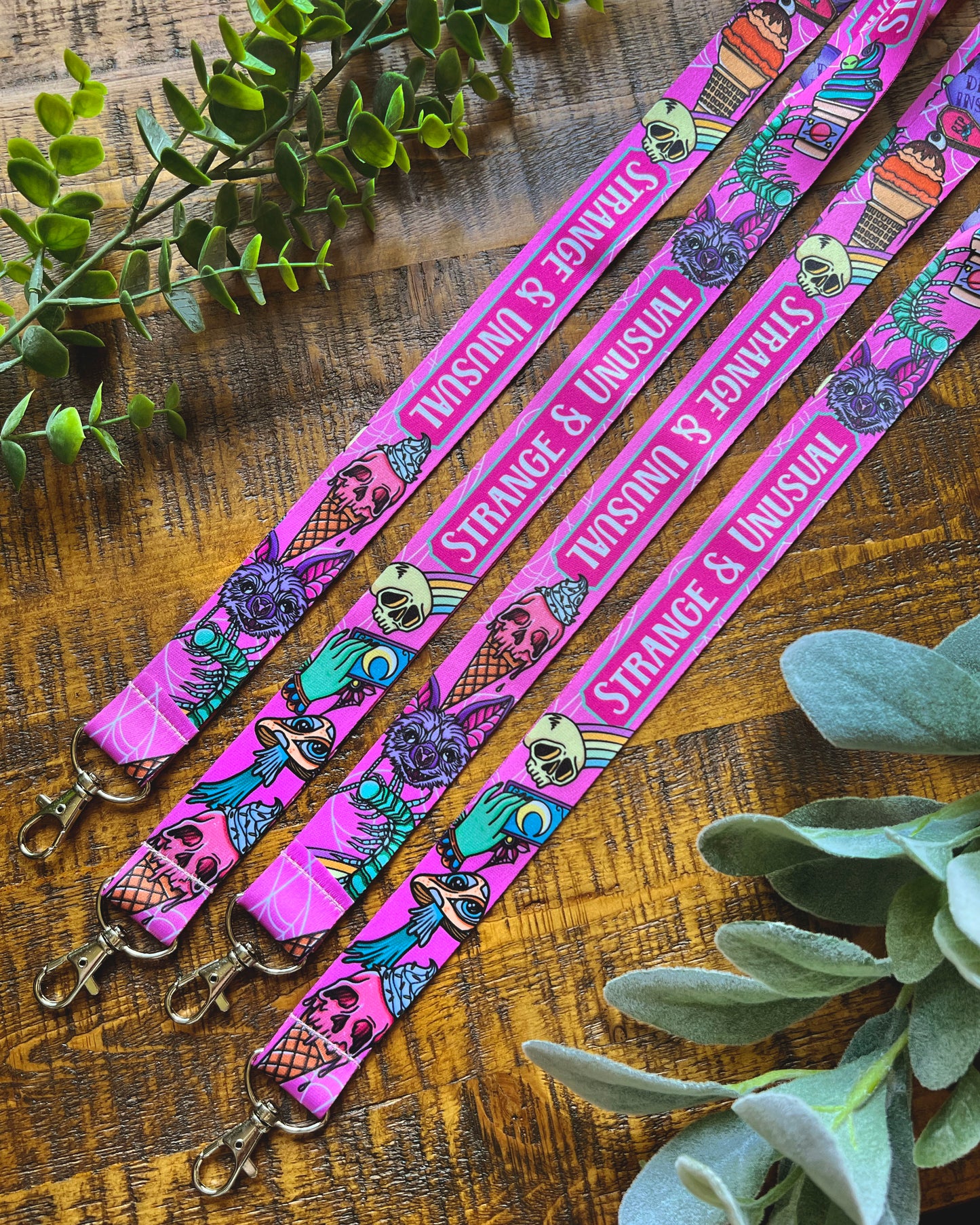 Strange and Unusual Lanyard