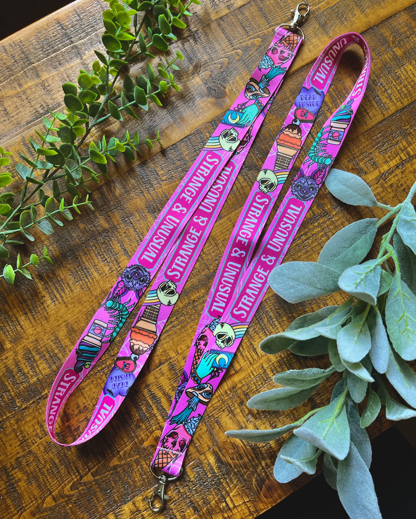 Strange and Unusual Lanyard