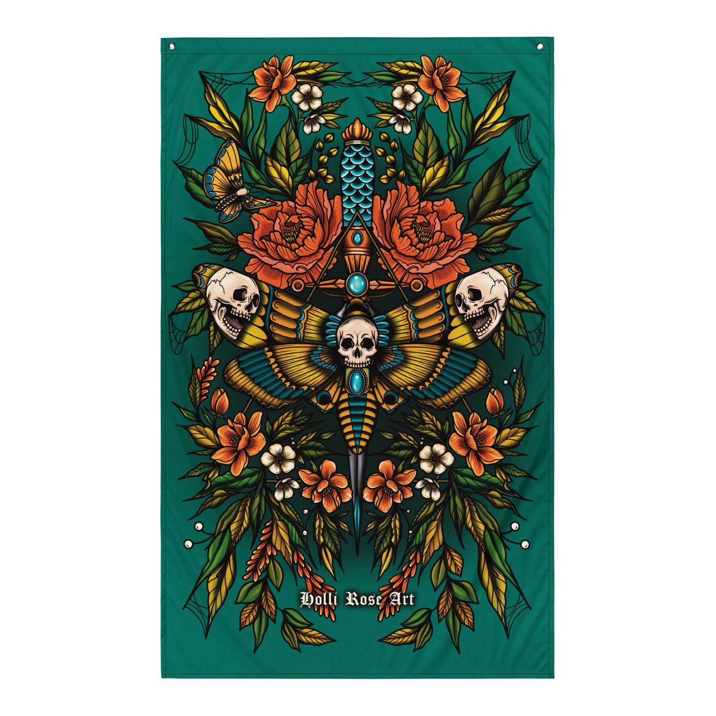 Death Moth Tapestry