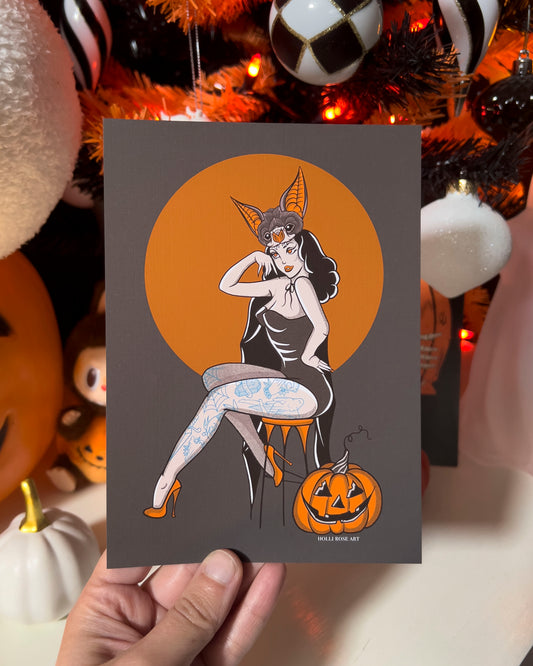 batgirl pinup art print