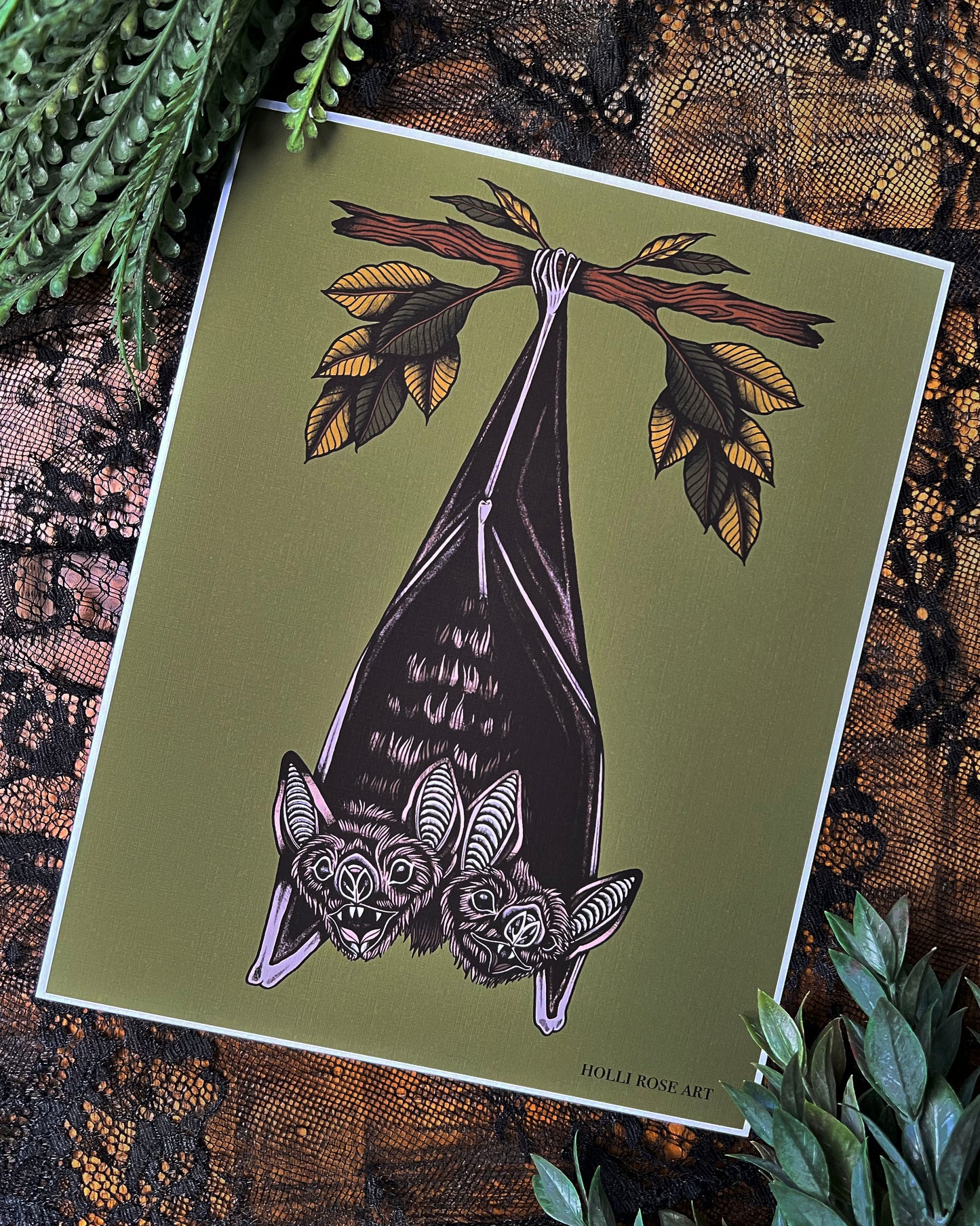 The Batty Duo Print