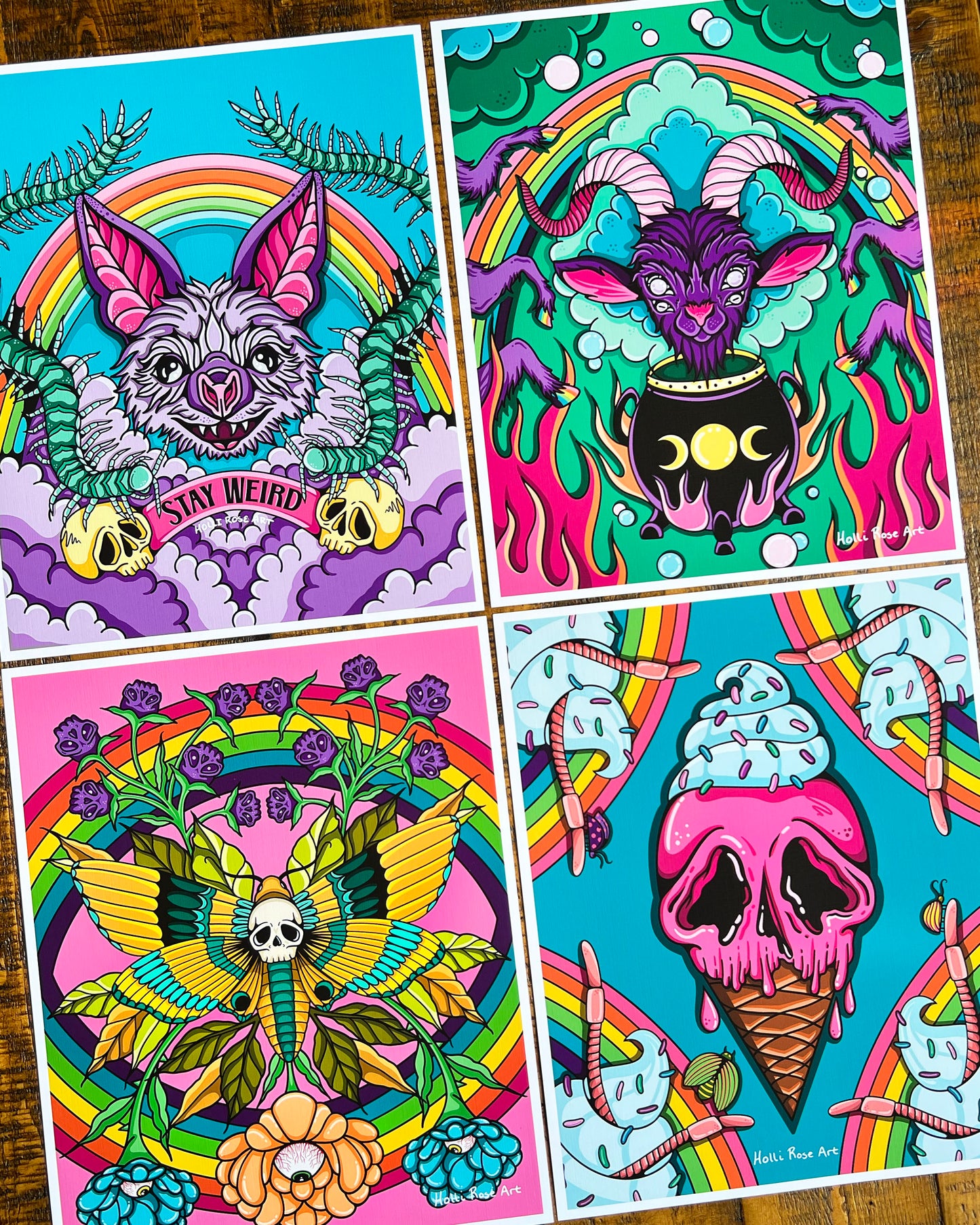 Melt Your Face Off Art Print
