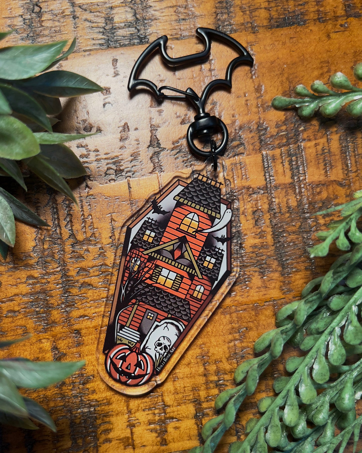 Coffin Keychain