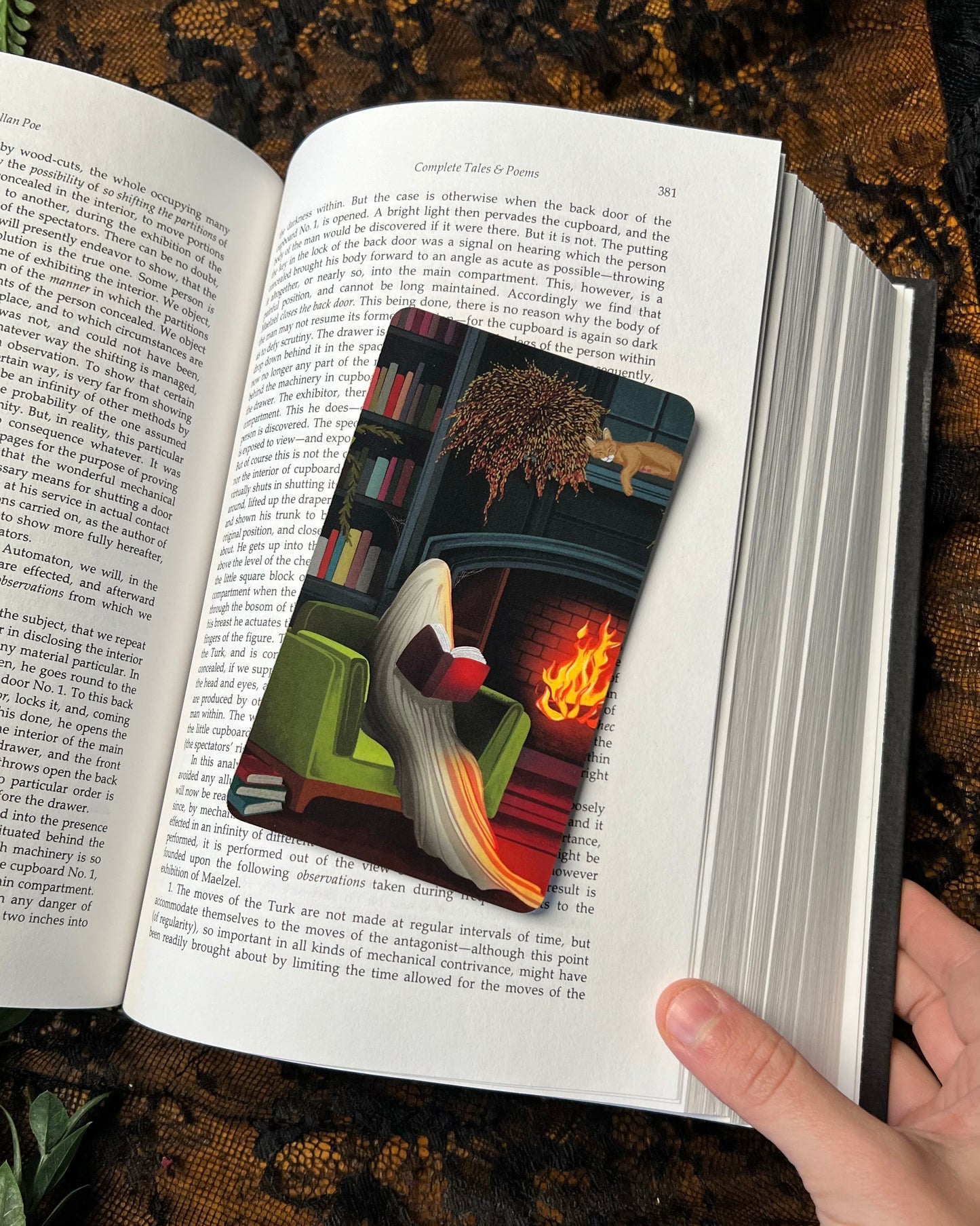 Cozy Ghosty Bookmark