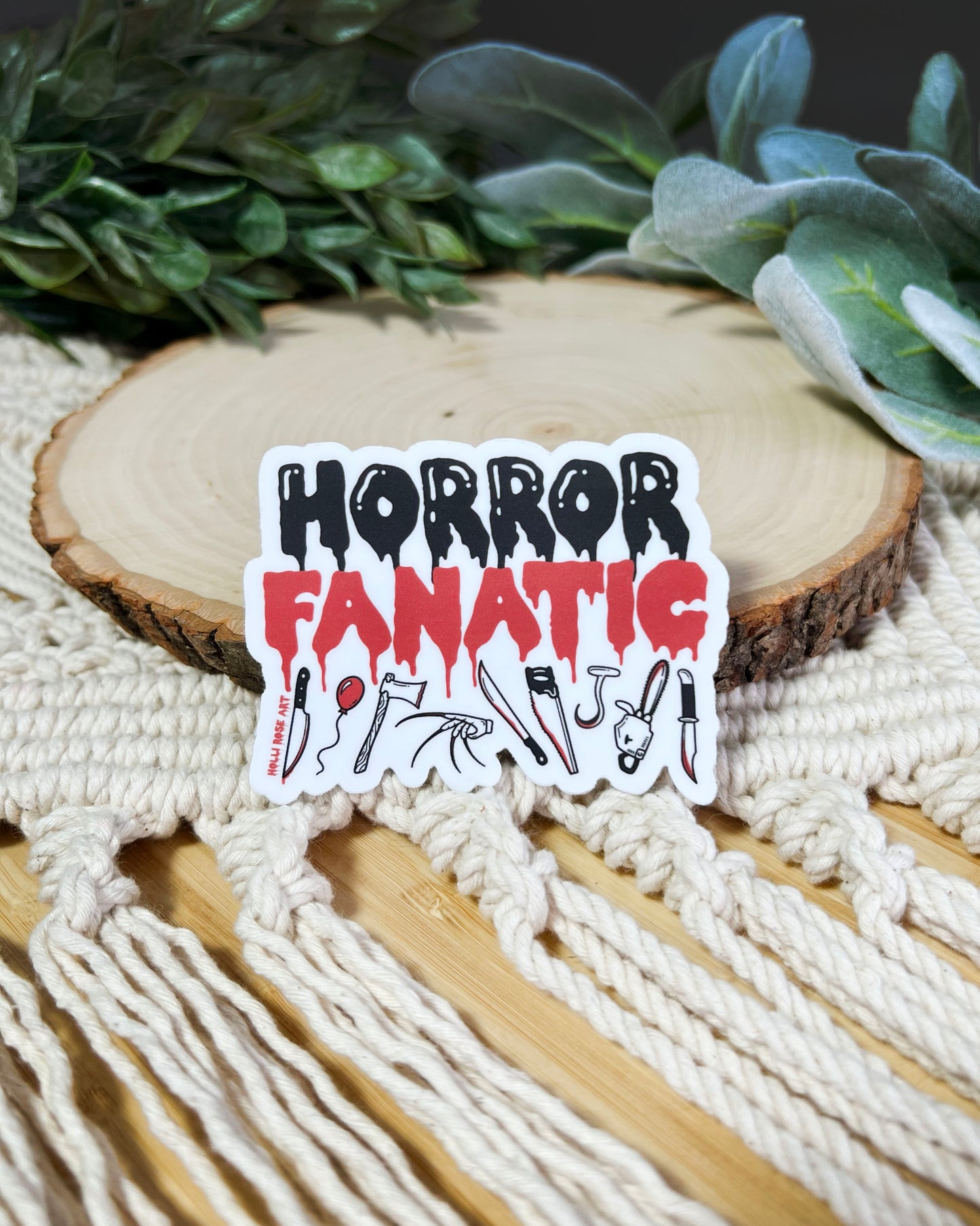 Horror Fanatic Sticker