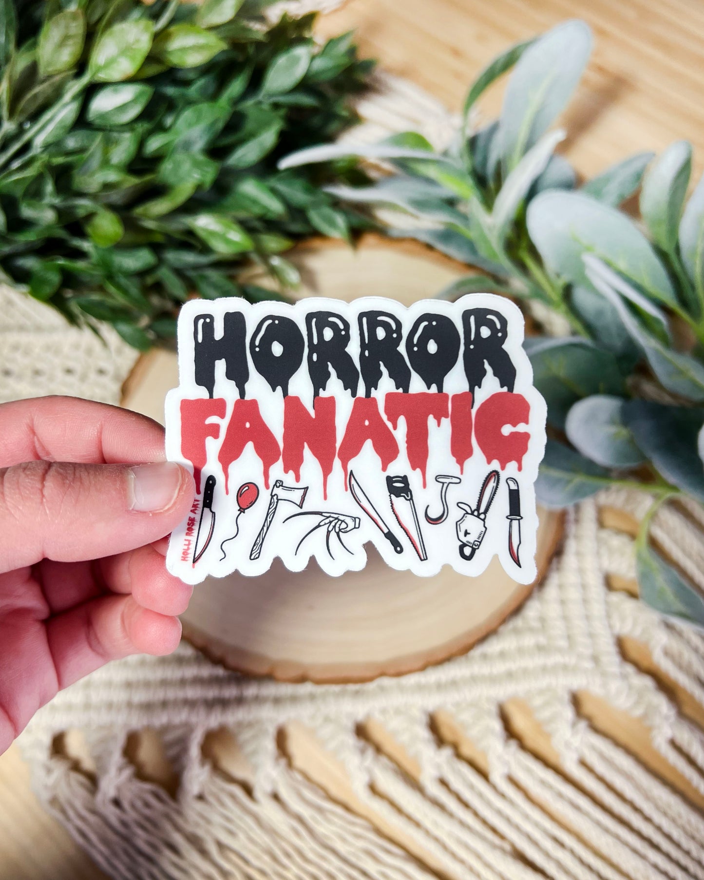 Horror Fanatic Sticker