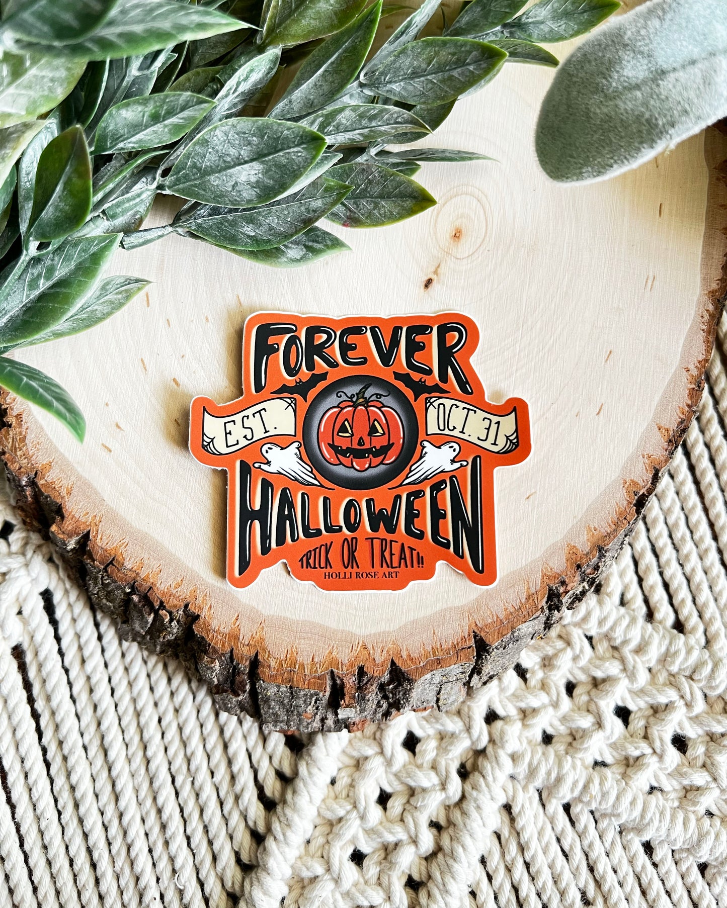 Forever Halloween Sticker