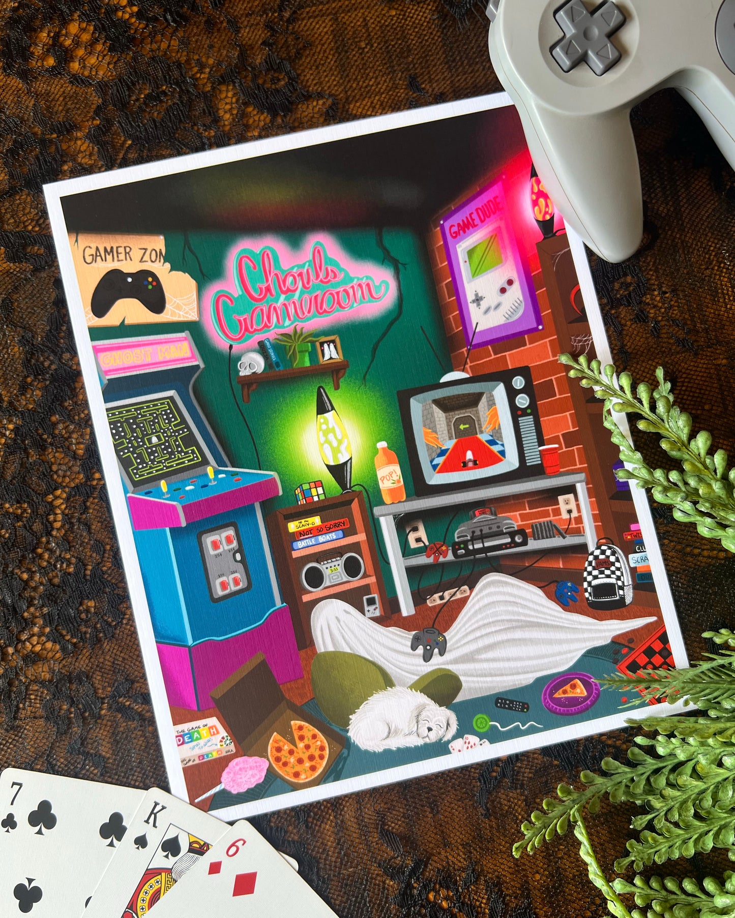 Ghoul's Gameroom Print