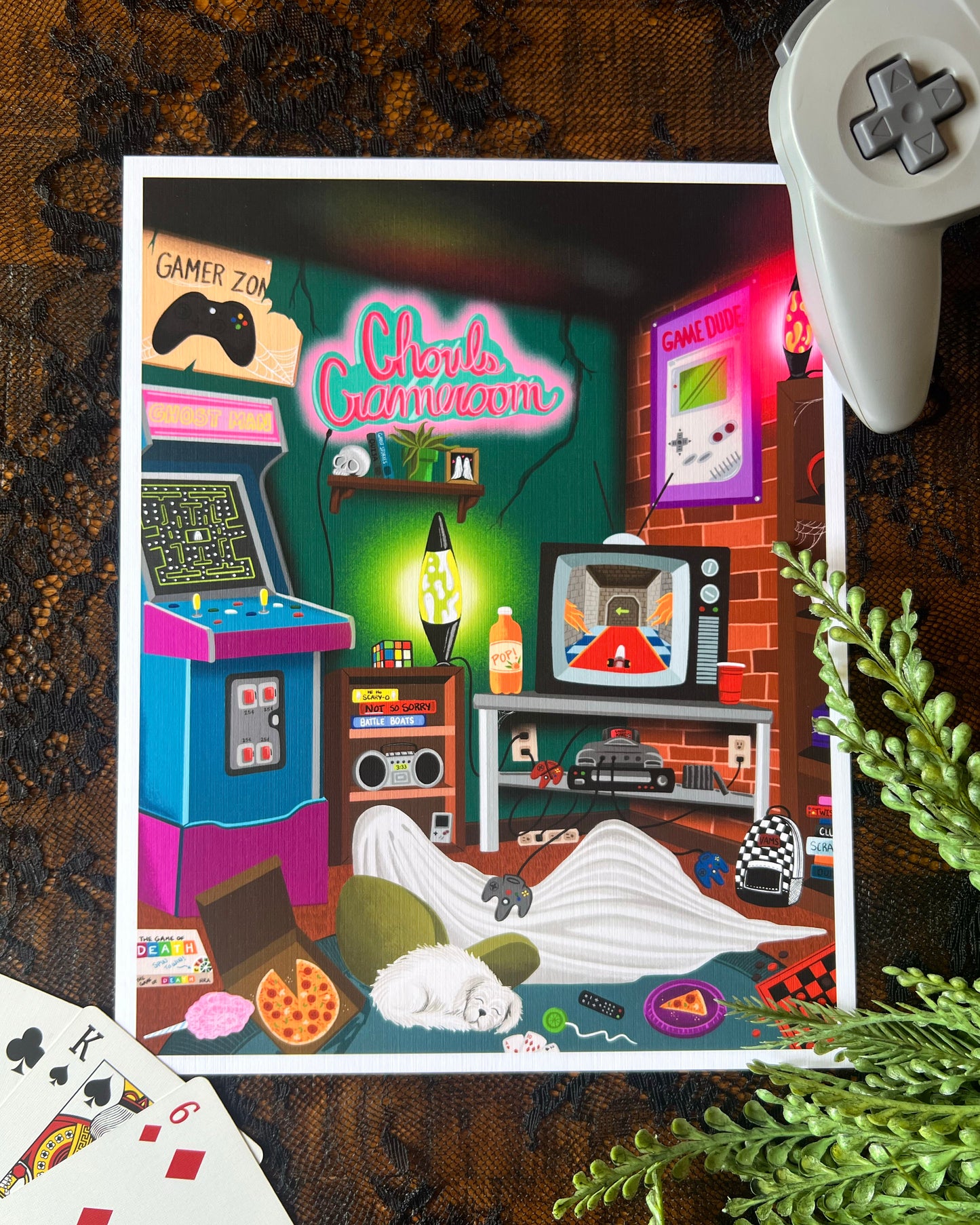 Ghoul's Gameroom Print