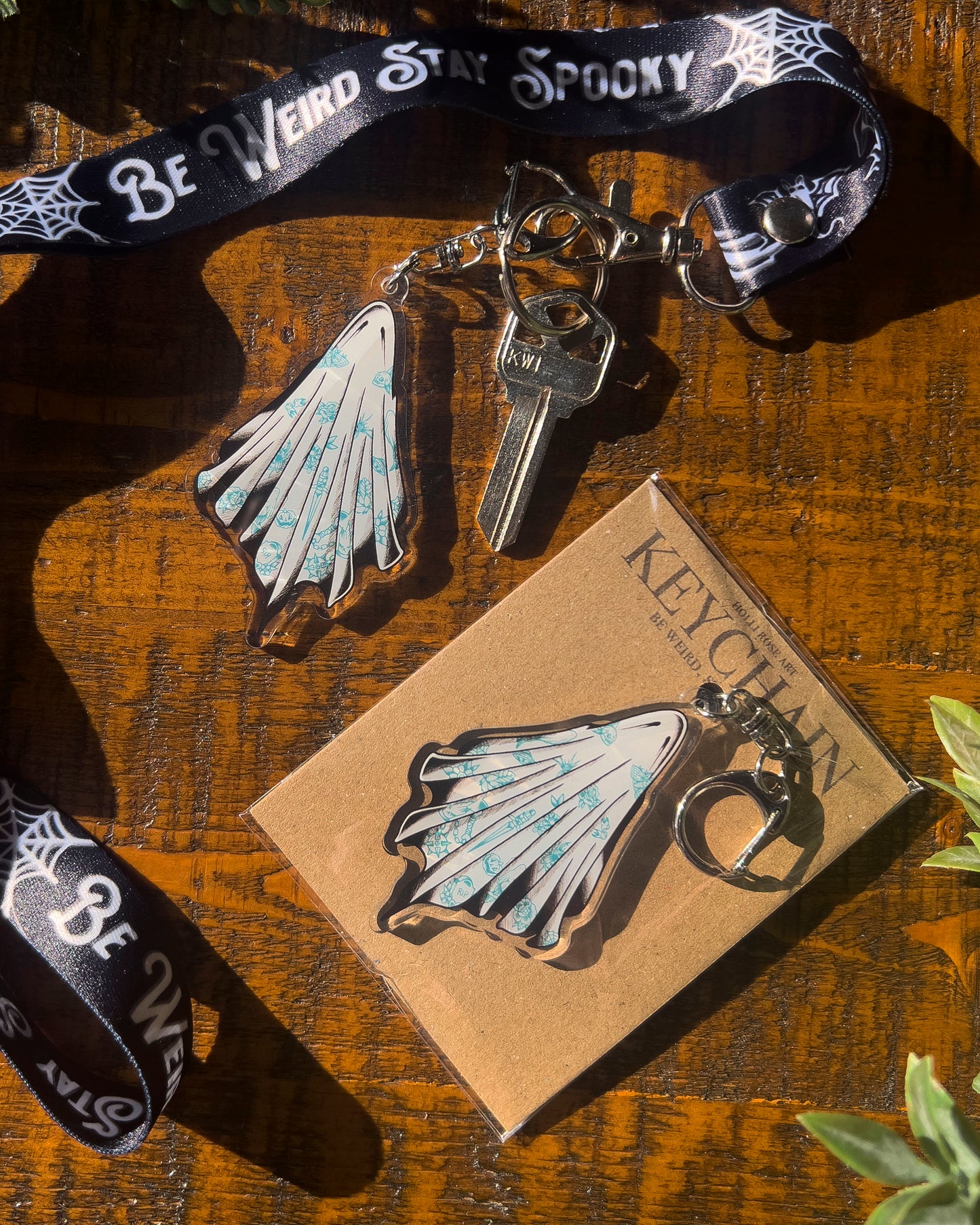 Ink'd Ghosty Keychain