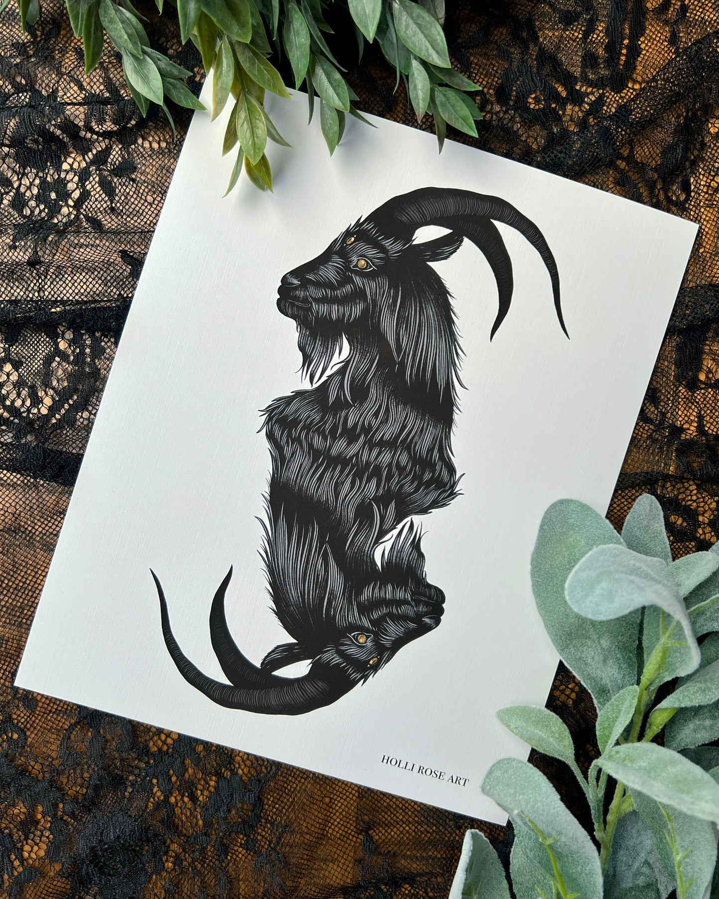 Black Phillip Print