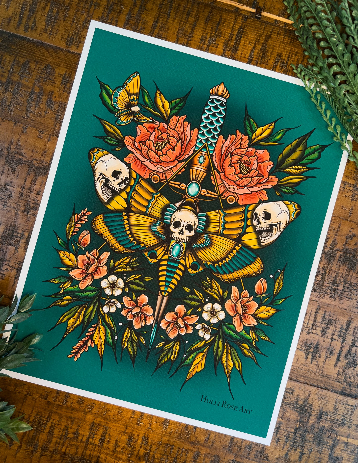 Beware The Moth Canvas Print