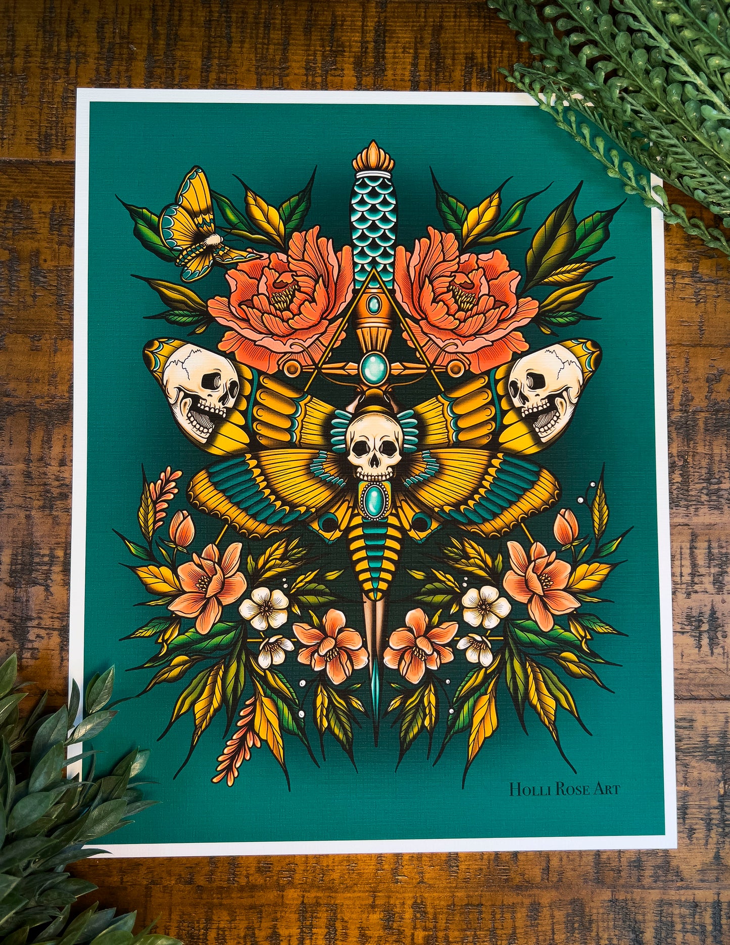 Beware The Moth Canvas Print