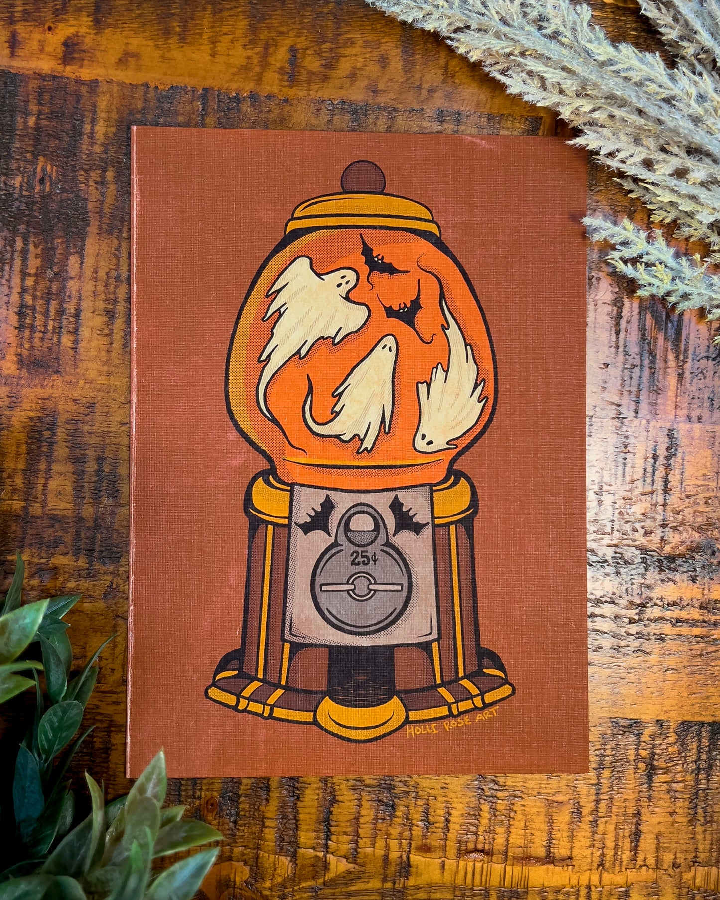 ghosts in a gumball machine print