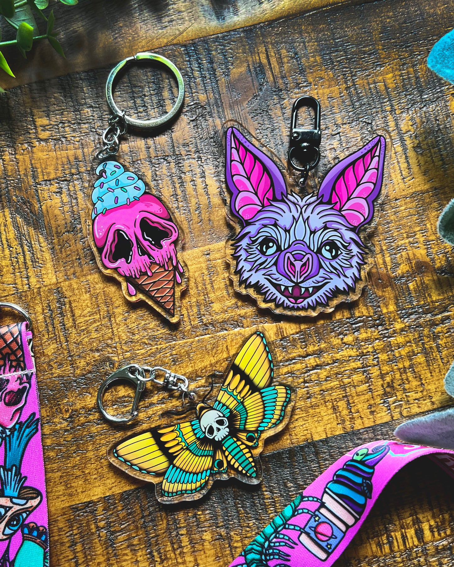 Deathcream Cone Keychain