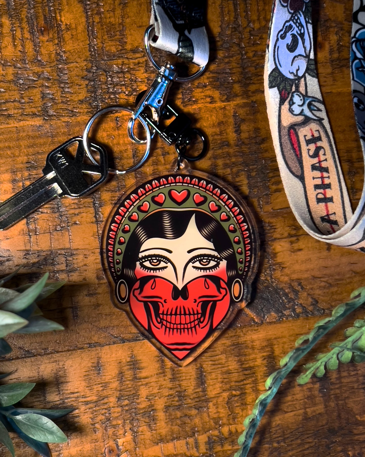 Wolf in Sheep's Clothing Keychain
