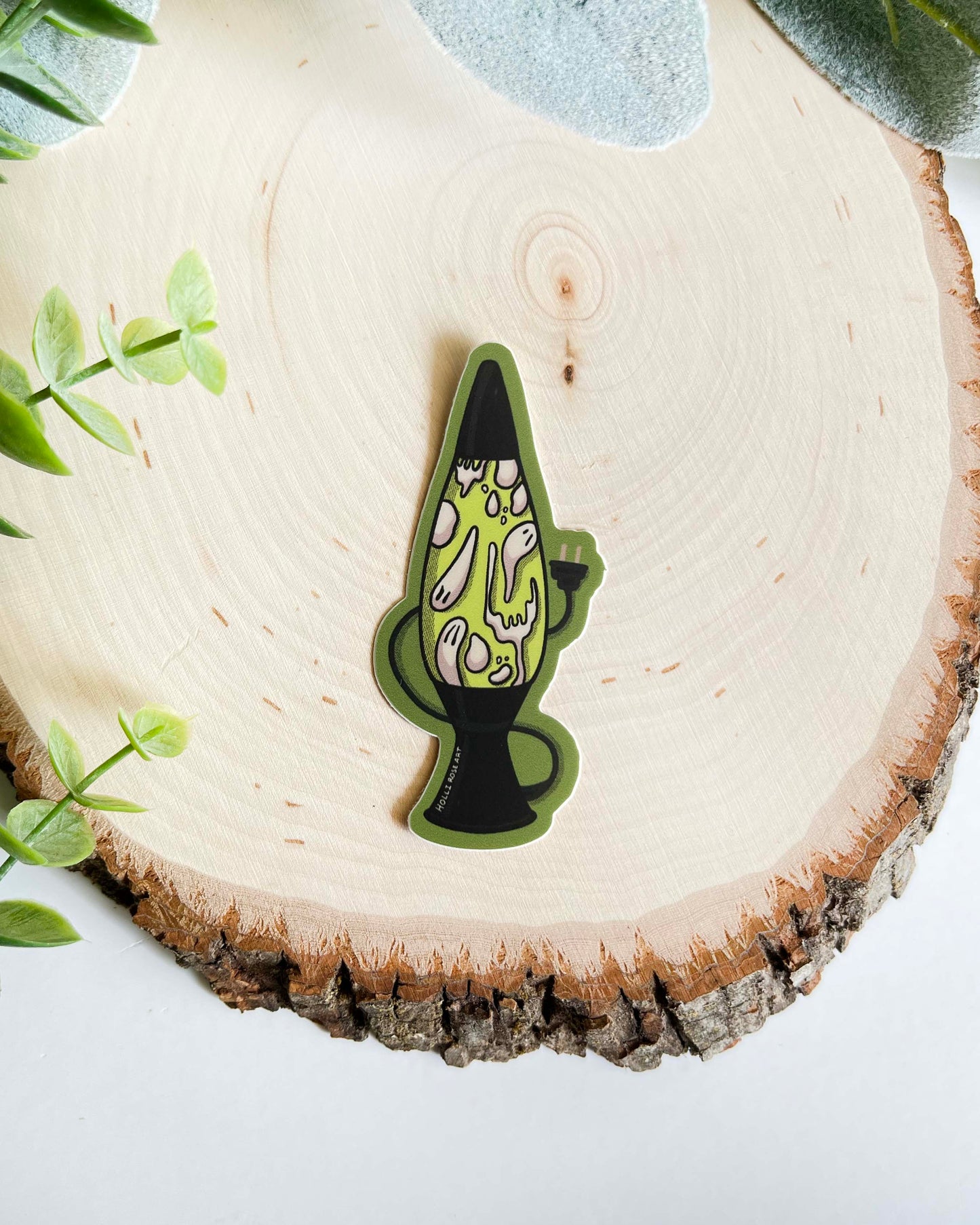 Ghosty Lava Lamp Sticker