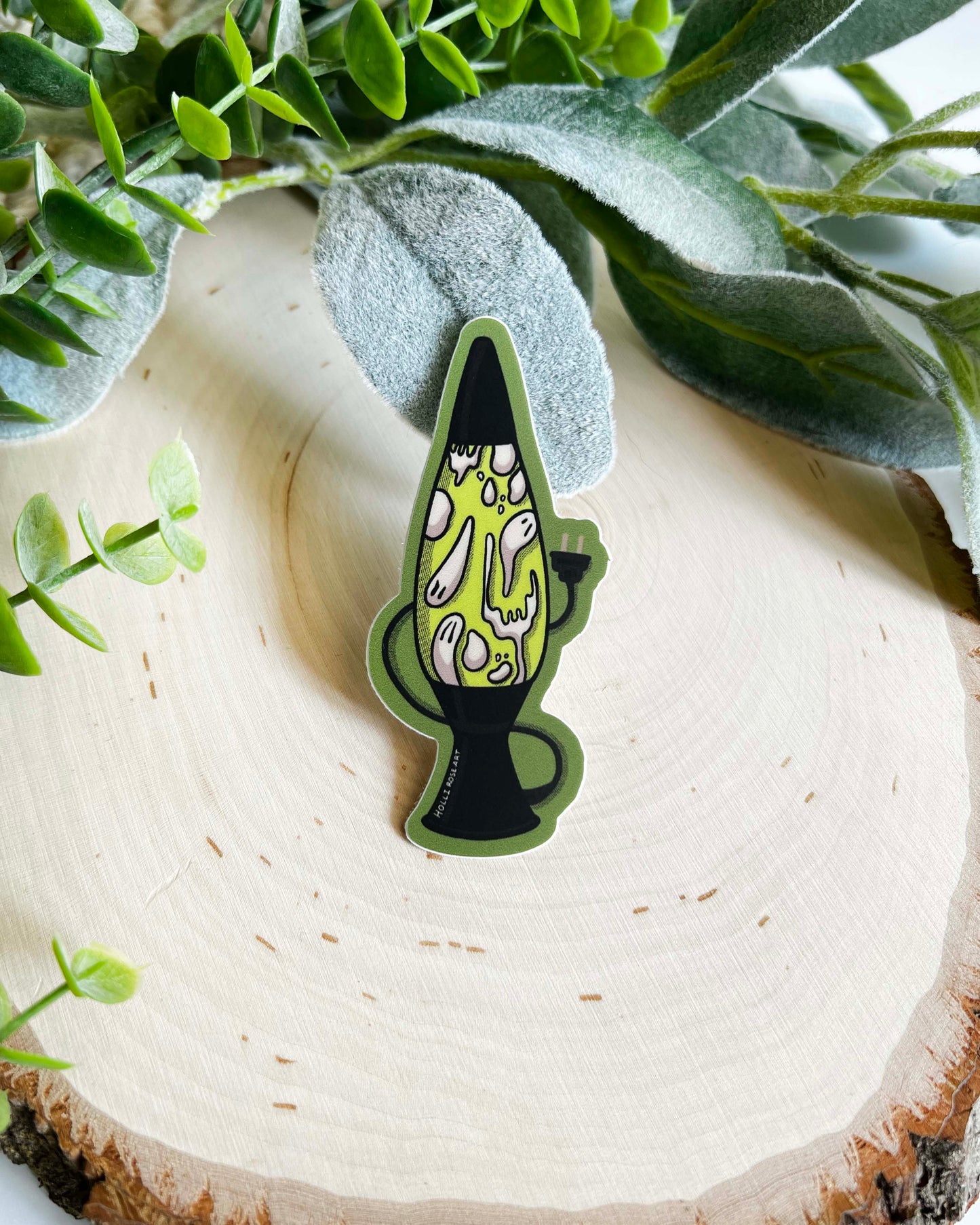 Ghosty Lava Lamp Sticker