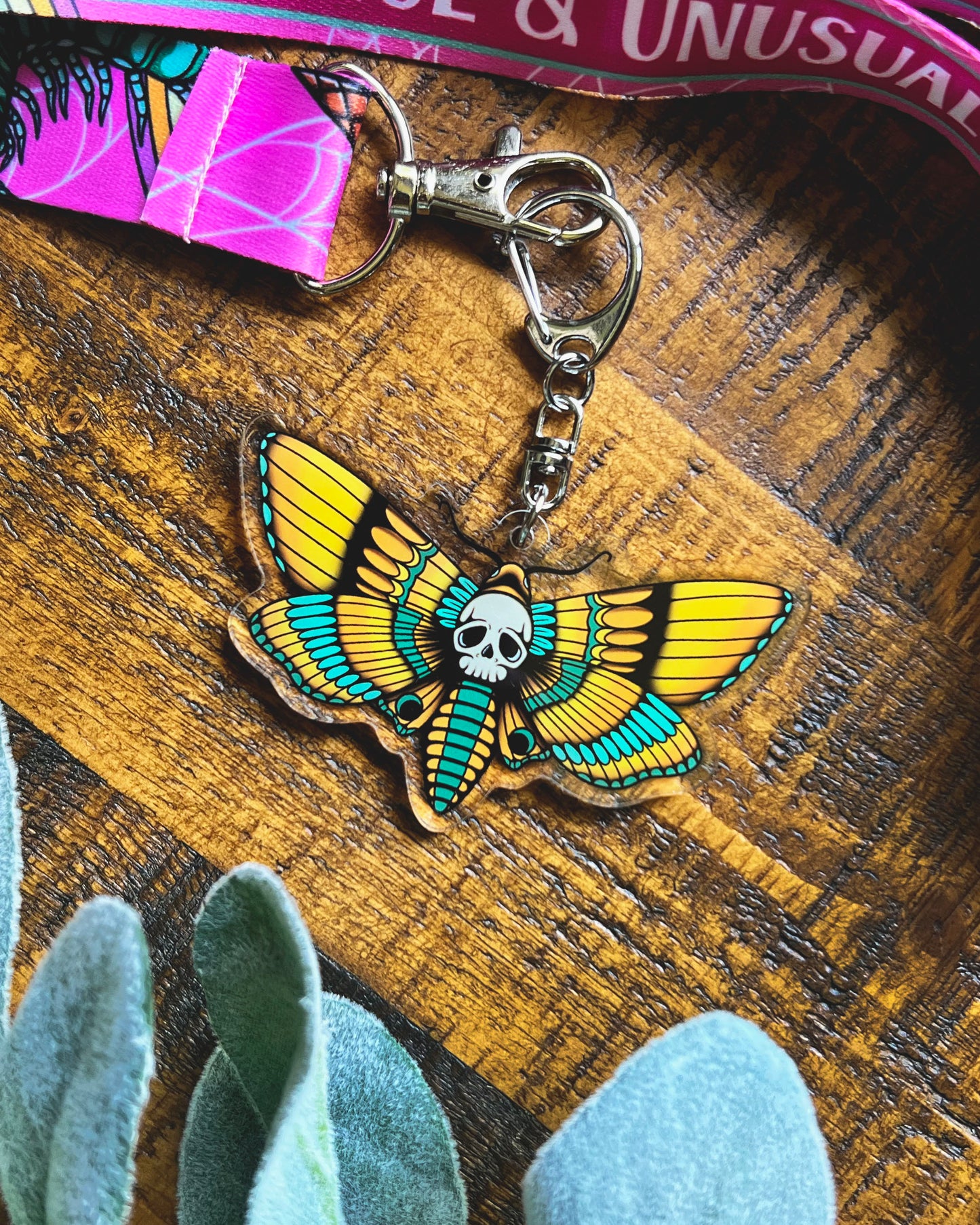 Death Moth Keychain
