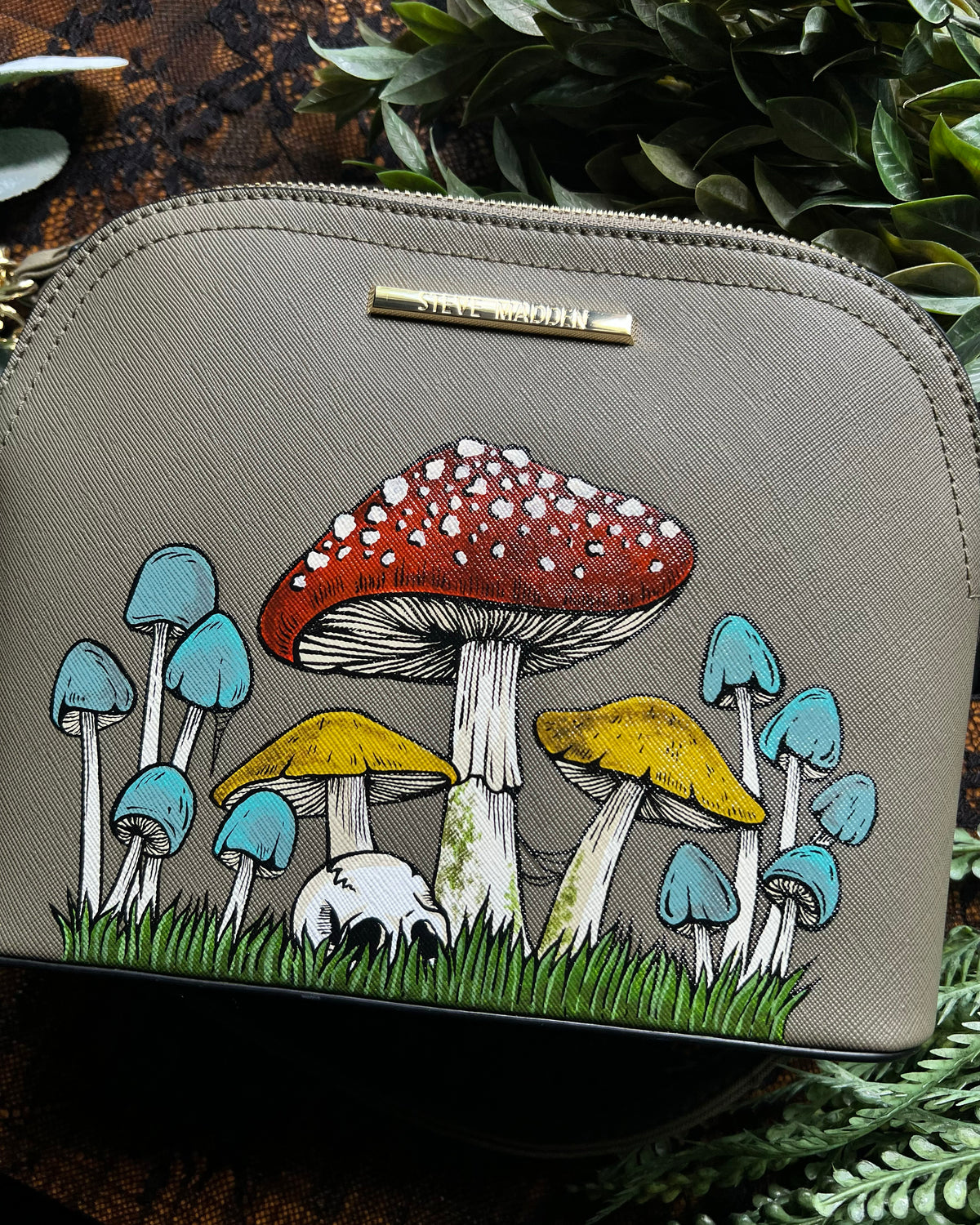 Mushies Hand Painted Purse