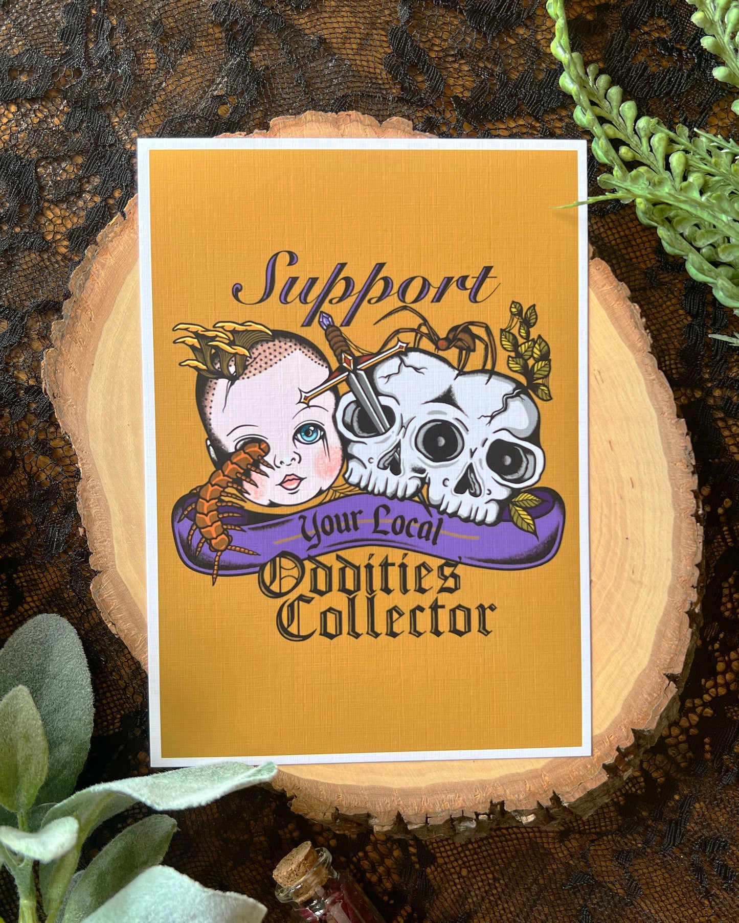 Support Your Local Oddities Collector Print