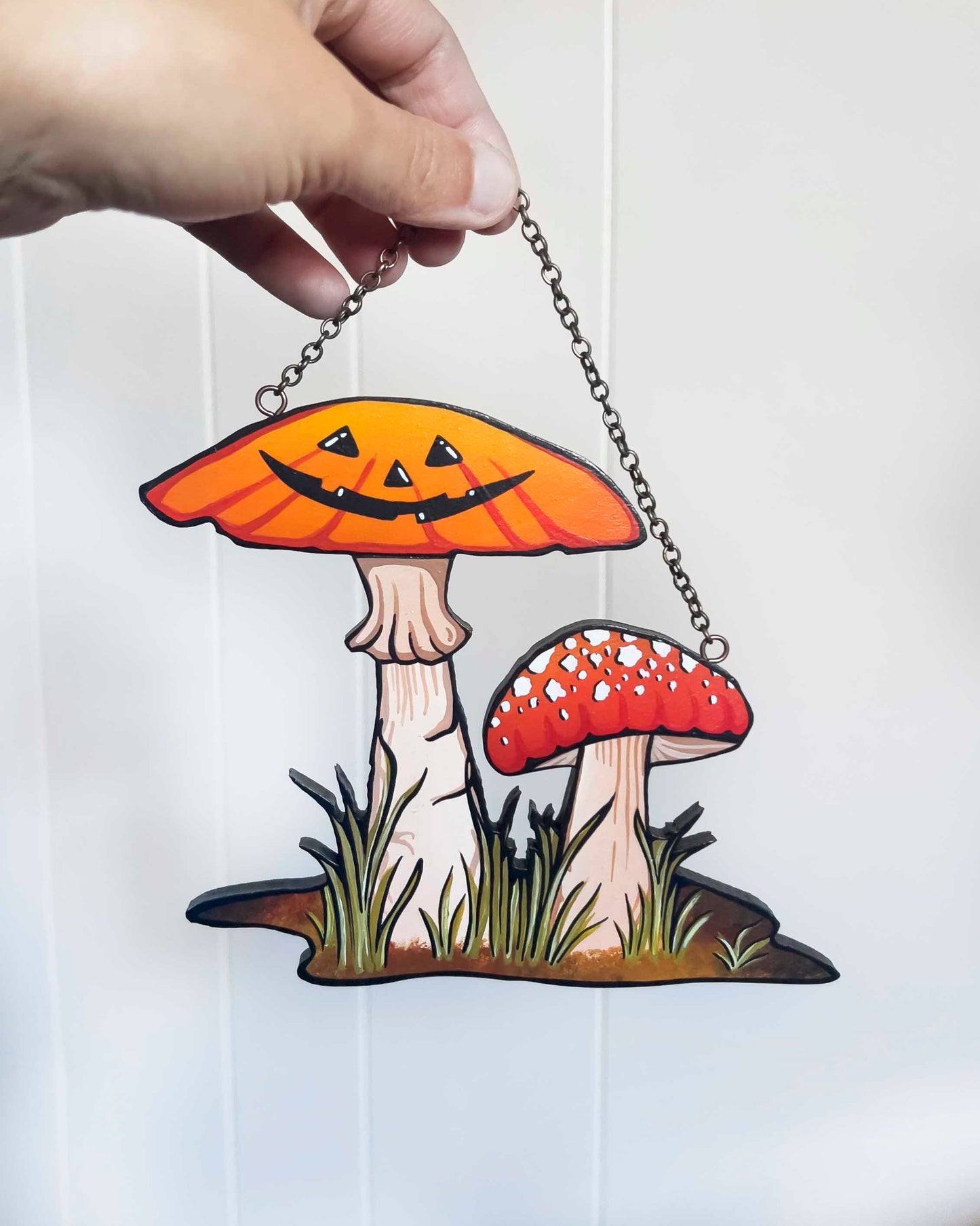 Pumpkin Shroomies Painting