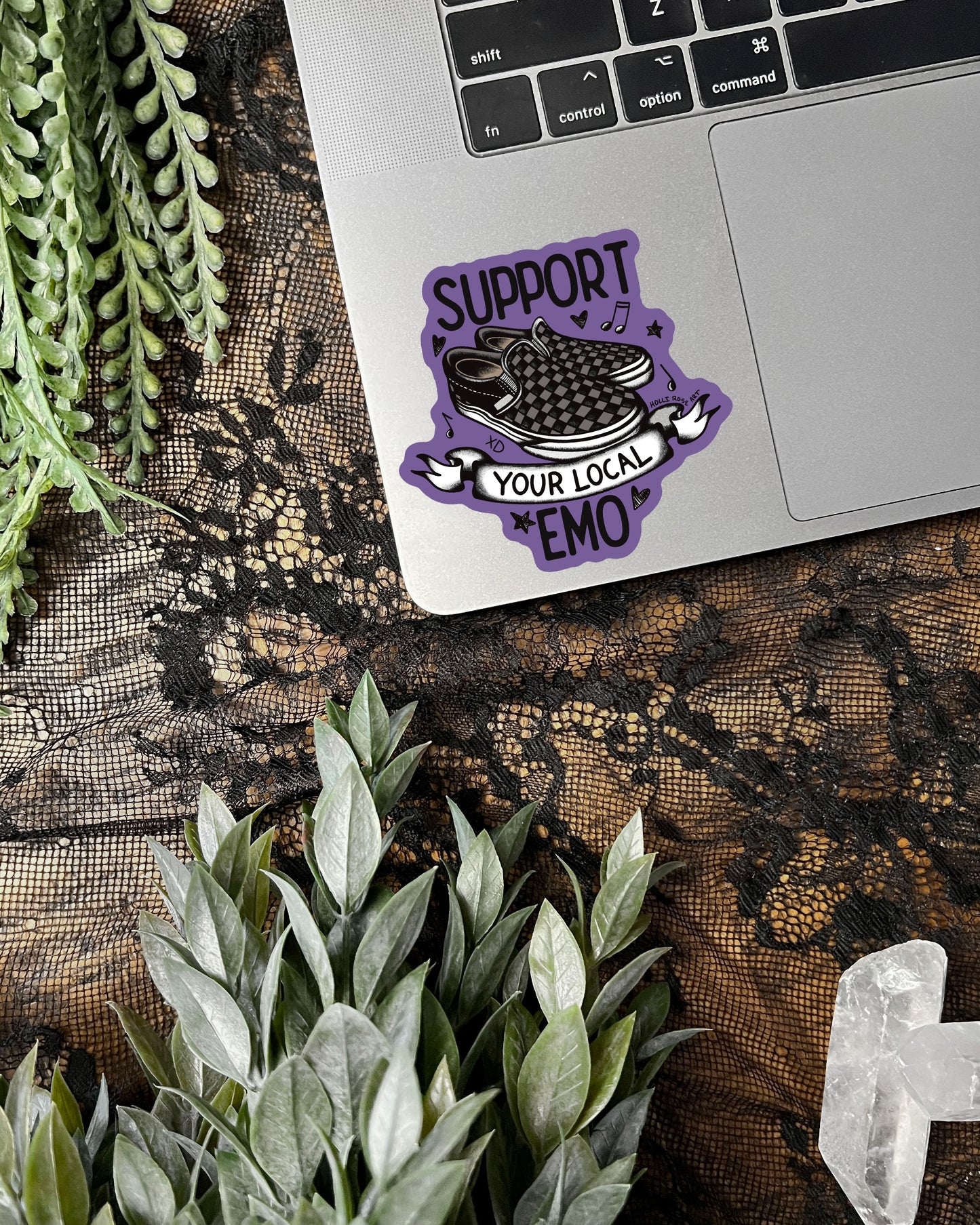 Support Your Local Emo Sticker