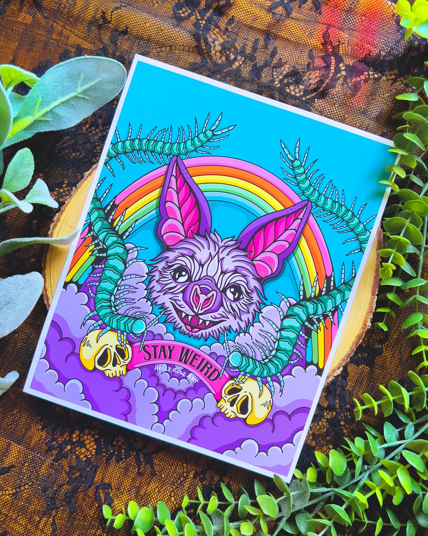 Stay Weird Art Print