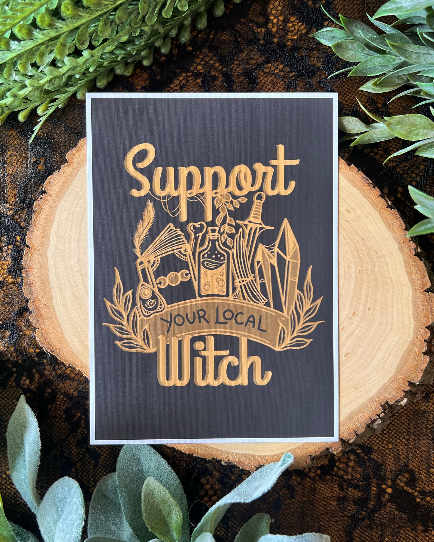Support Your Local Witch Print
