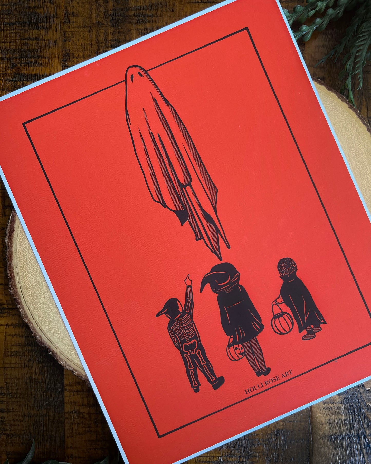 Vintage Trick or Treaters Print
