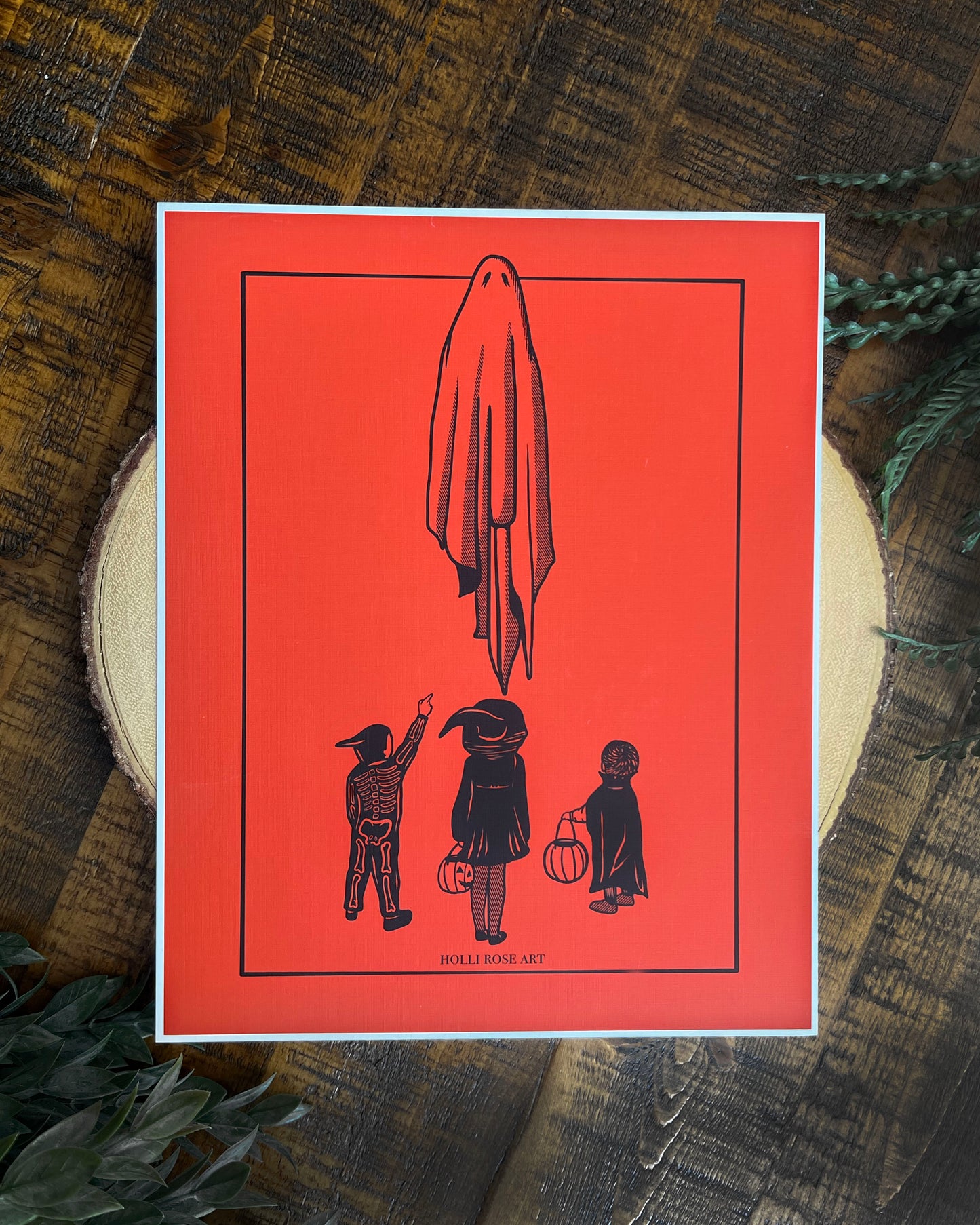 Vintage Trick or Treaters Print