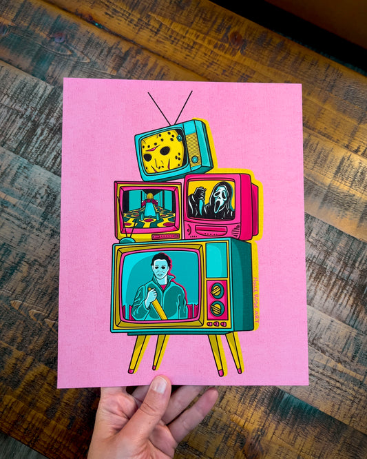 Horror TV Print