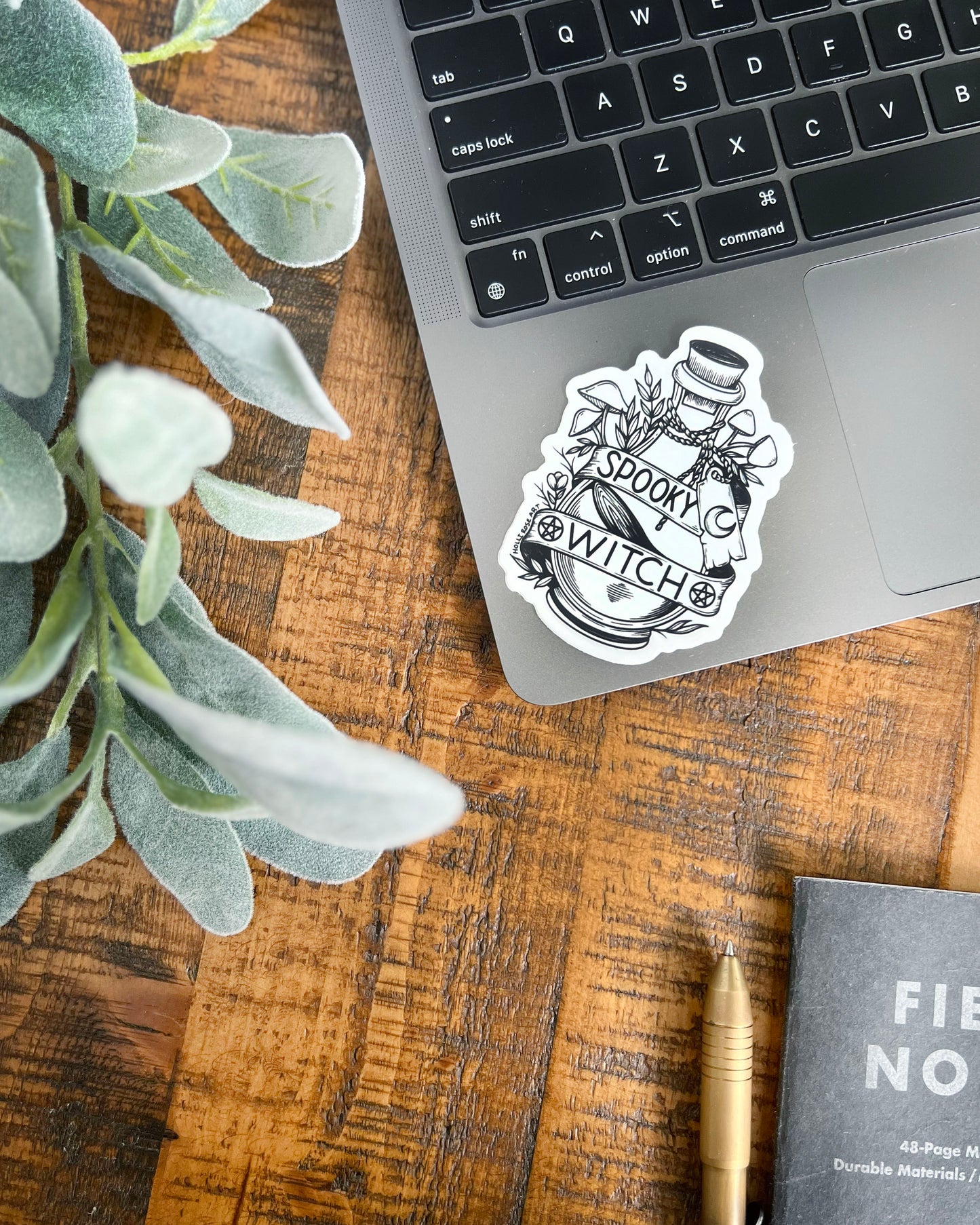 Spooky Witch Sticker