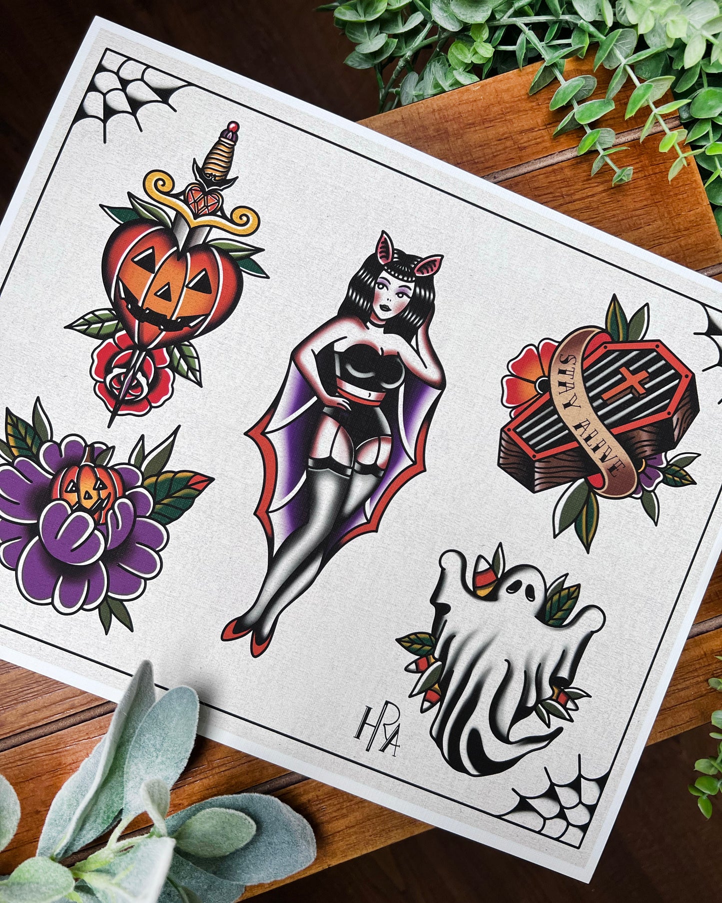 Halloween Flash Sheet Print
