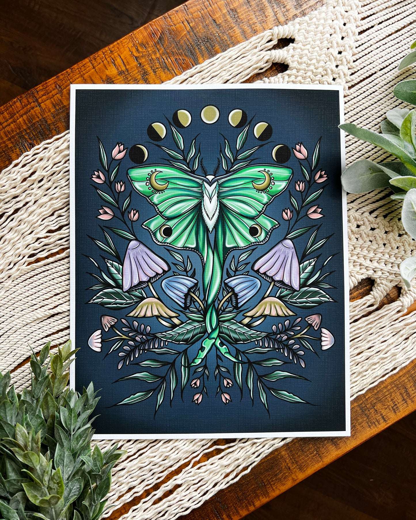 Luna Moon Phase Print