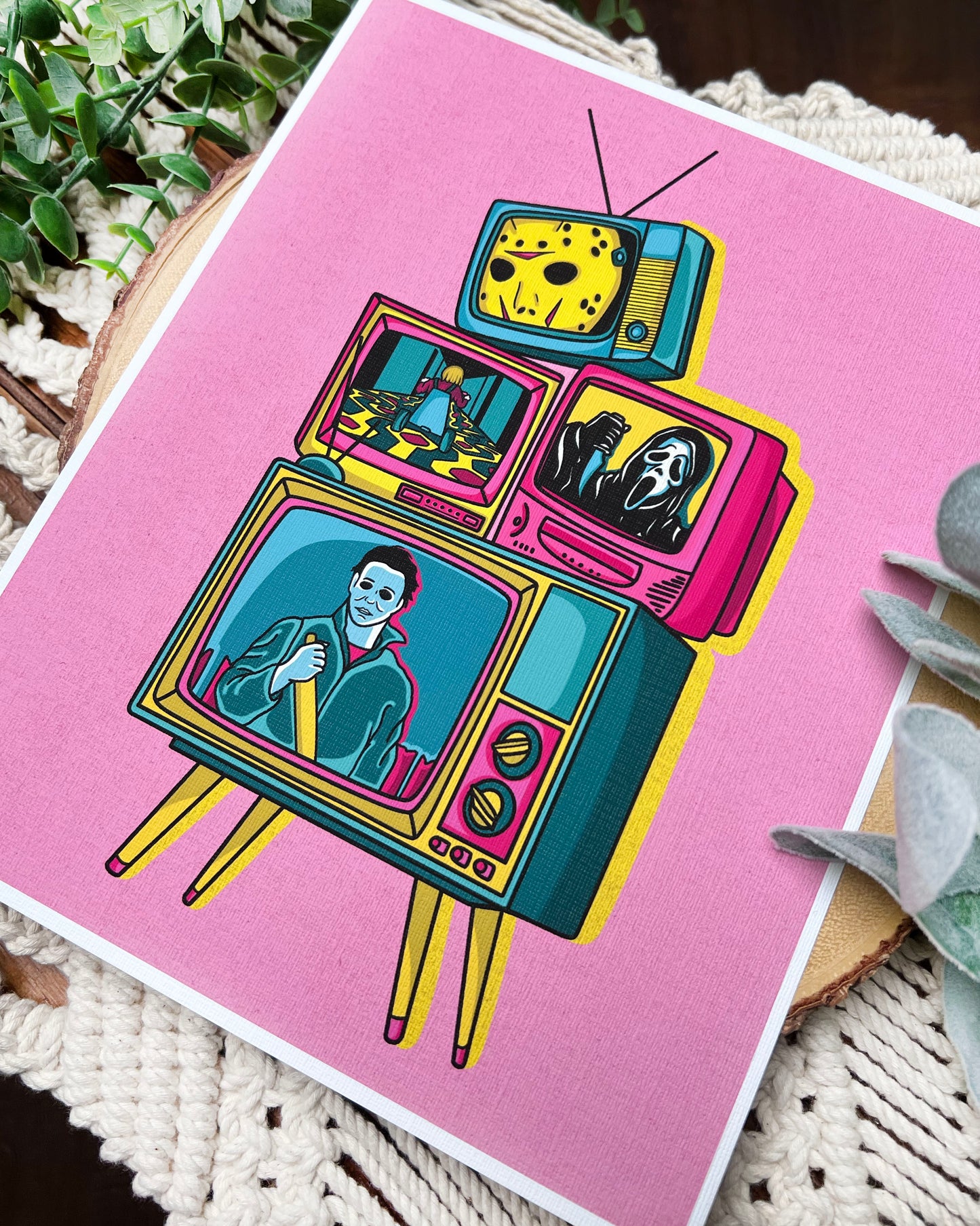 Horror TV Print