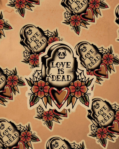 Love is Dead Sticker