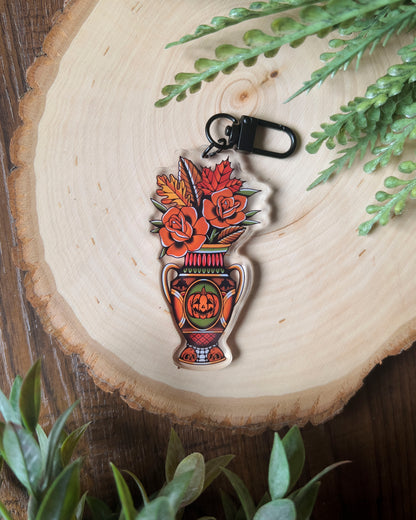 Halloween Vase Keychain