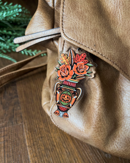 Halloween Vase Keychain