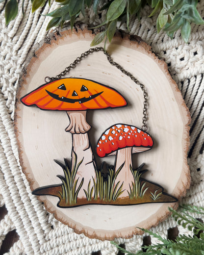 Pumpkin Shroomies Painting