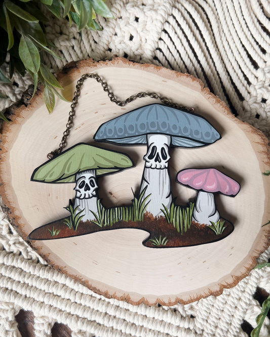 Skully Shroom Painting