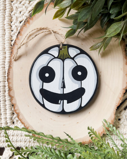 White Pumpkin Ornament