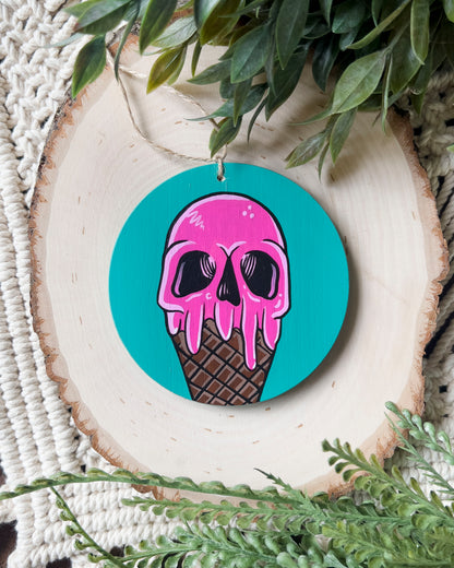 Death Cream Cone Ornament