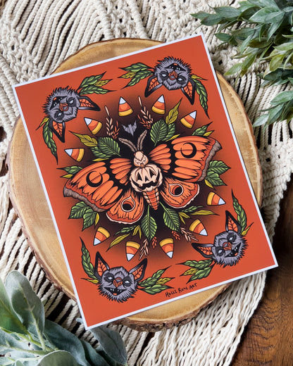 Batty Over Halloween Print