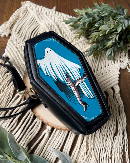 Ghosty Pinup Coffin Purse