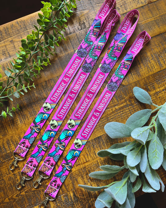 Strange and Unusual Lanyard