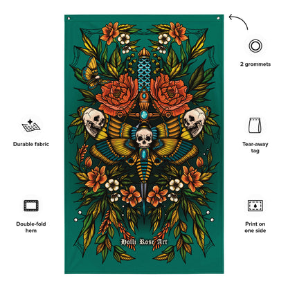 Death Moth Tapestry